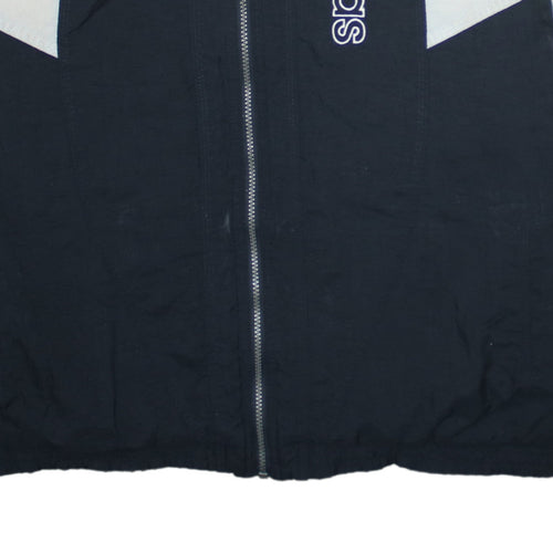 adidas Mens Black Hooded Retro 90s Puffer Jacket Size M