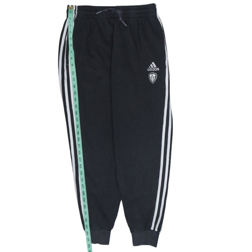 Adidas Mens Black Jogger Trousers Medium Fleece Casual Sports