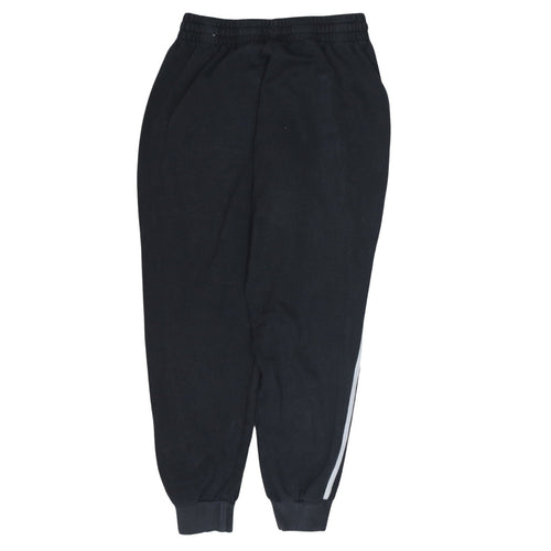 Adidas Mens Black Jogger Trousers Medium Fleece Casual Sports