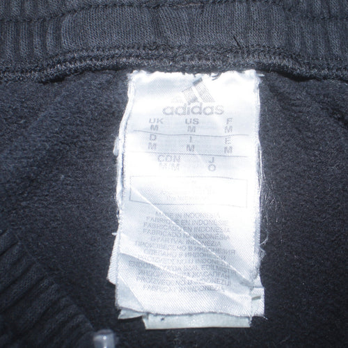 Adidas Mens Black Jogger Trousers Medium Fleece Casual Sports