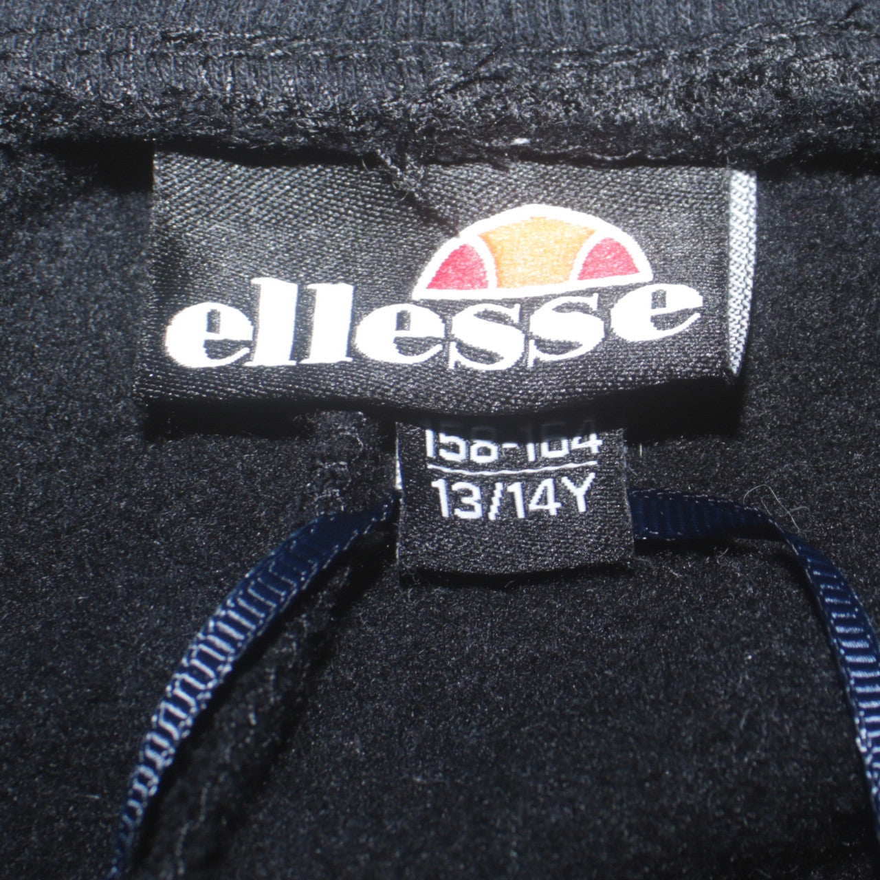 Ellesse Boys Black Jogger Sweatpants 13-14 Years Fleece Casual Trousers