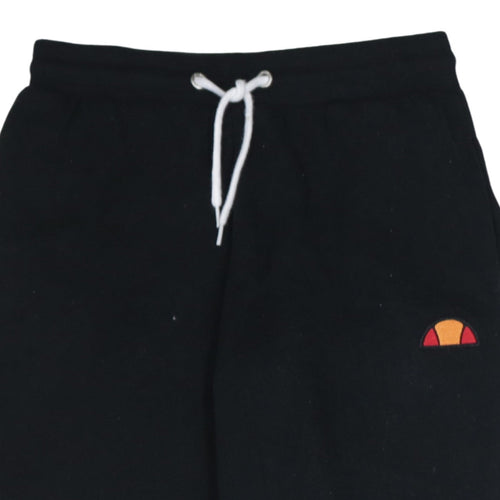 Ellesse Boys Black Jogger Sweatpants 13-14 Years Fleece Casual Trousers