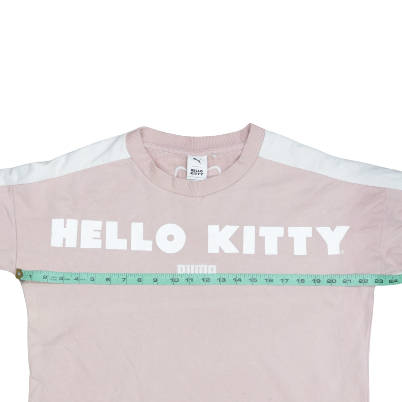 Puma Hello Kitty Women's Pink Crew Neck Sweatshirt Size M