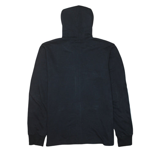 Adidas Boys Black Full Zip Hoodie 15-16 Years Classic Hooded Jacket