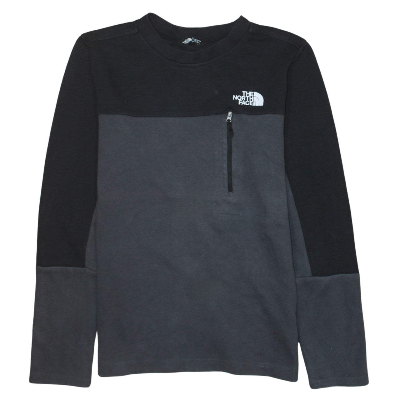 The North Face Men's Black Grey Pullover Sweatshirt Size M Outdoor