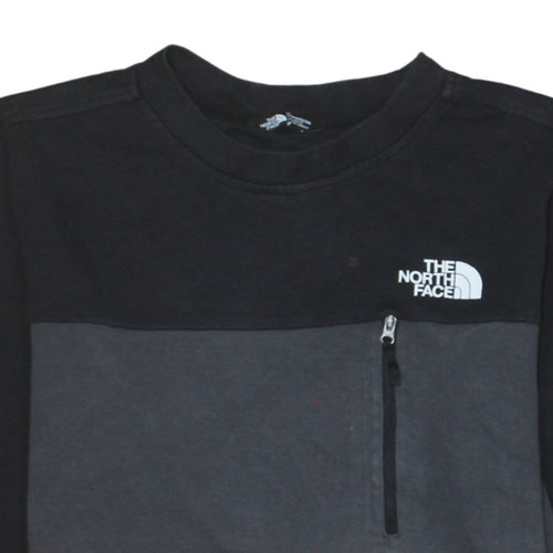 The North Face Men's Black Grey Pullover Sweatshirt Size M Outdoor