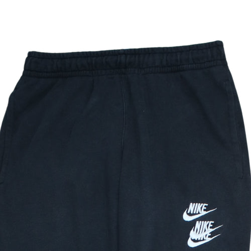Nike Men's Black Jogger Sweatpants S Regular Fit Fleece Tapered