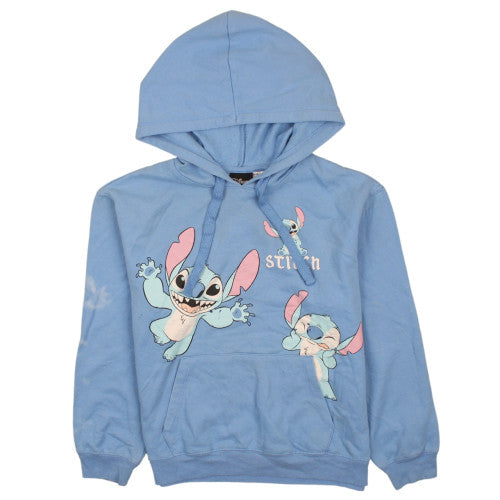 Disney Girls Blue Stitch Pullover Hoodie 7-9 Years Hooded Sweatshirt