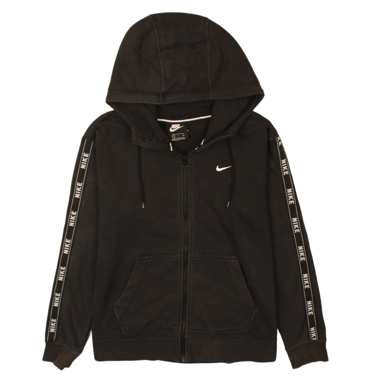Nike Men's Black Full Zip Hoodie S Sportswear Fleece