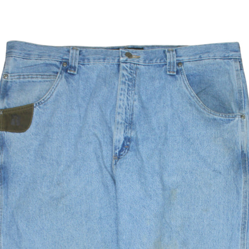 Wrangler RIGGS Workwear Men's Blue Denim Jeans 40x32 Relaxed Fit