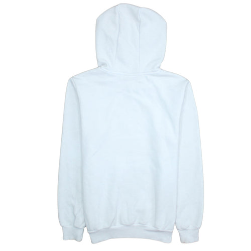 Adidas Teens White Pullover Hoodie with Triple Trefoil Logo Size 13-14Y