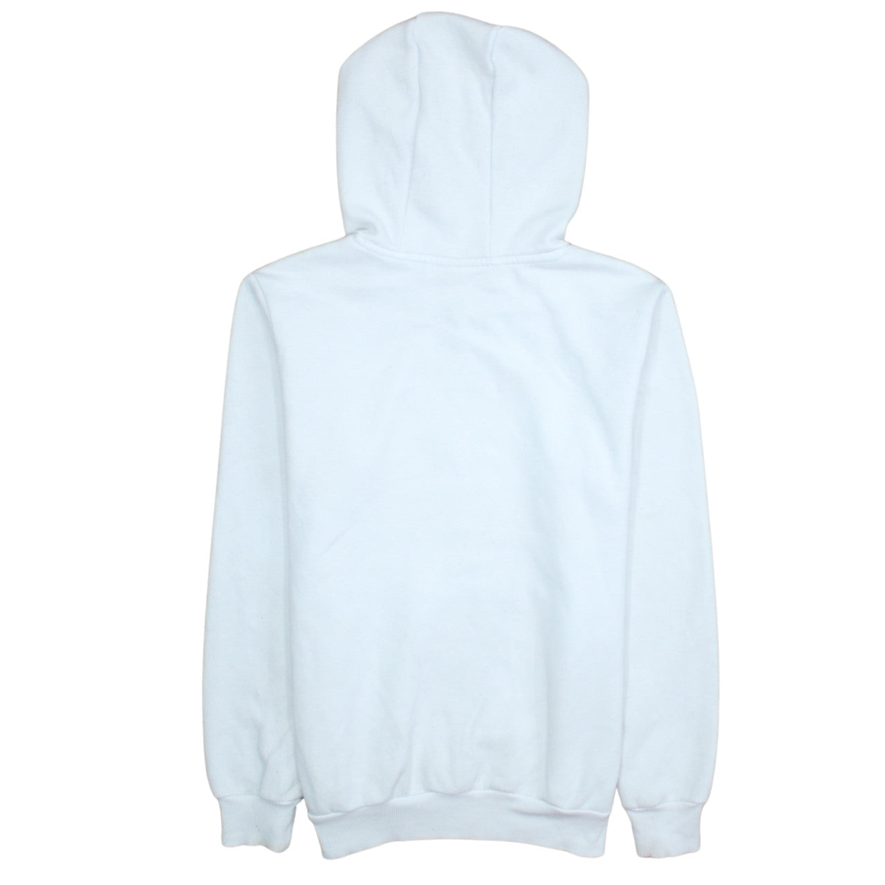 Adidas Teens White Pullover Hoodie with Triple Trefoil Logo Size 13-14Y