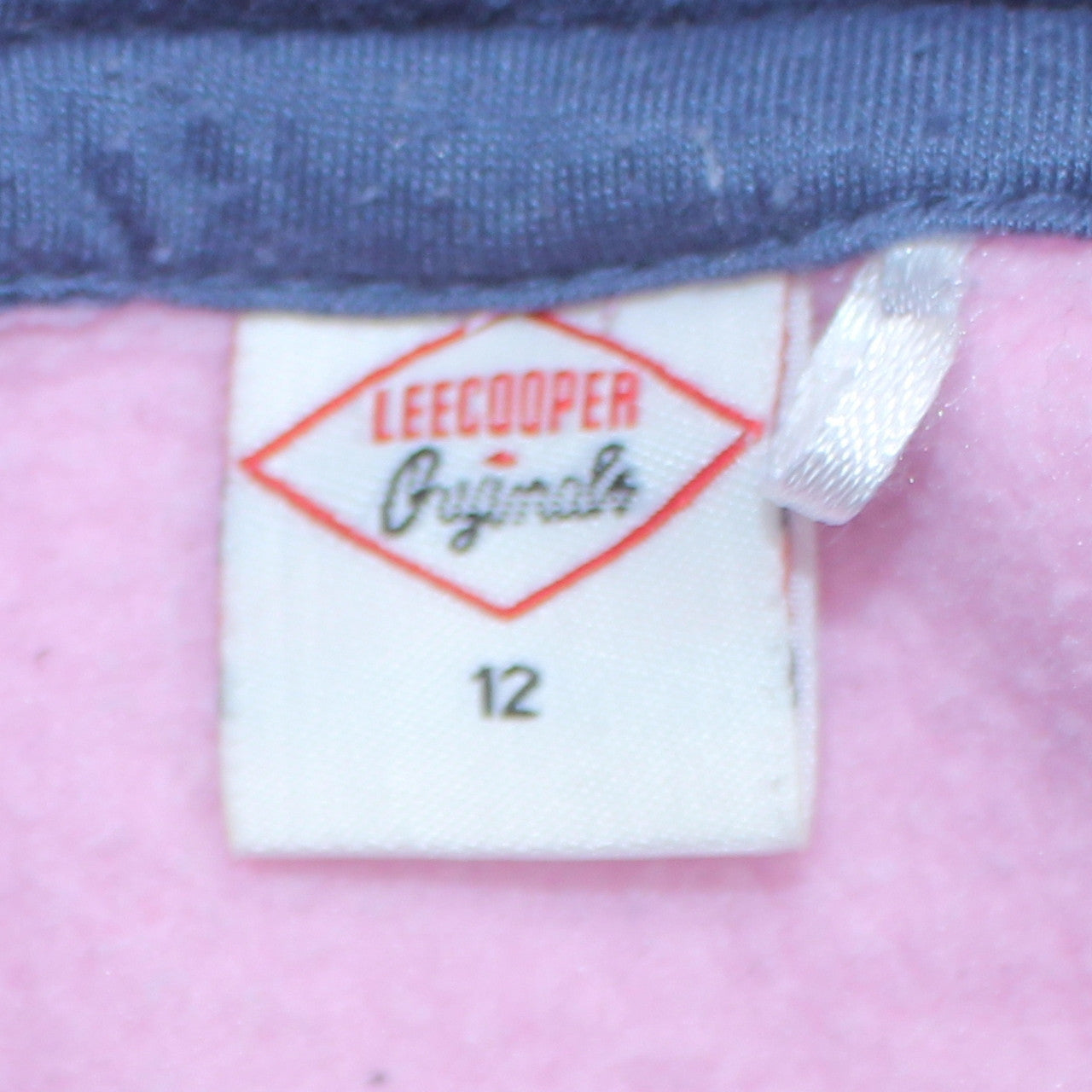 Lee Cooper Women's Pink & Blue Colourblock Pullover Hoodie Size 12