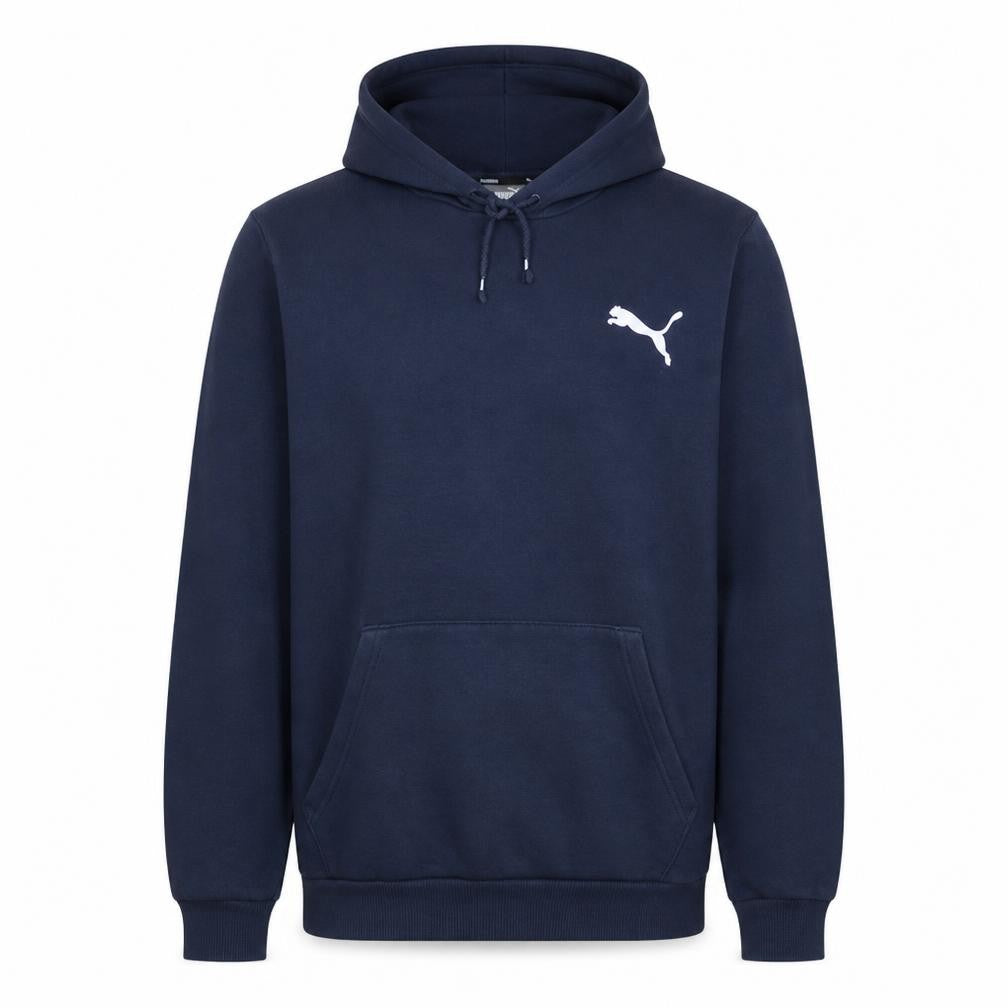 Puma Men's Blue Pullover Hoodie Size S Regular Fit Fleece Sportswear