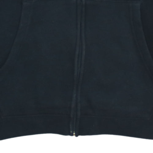 Champion Boys Black Full Zip Sweatshirt Size 13-14 Years Logo Tape Classic