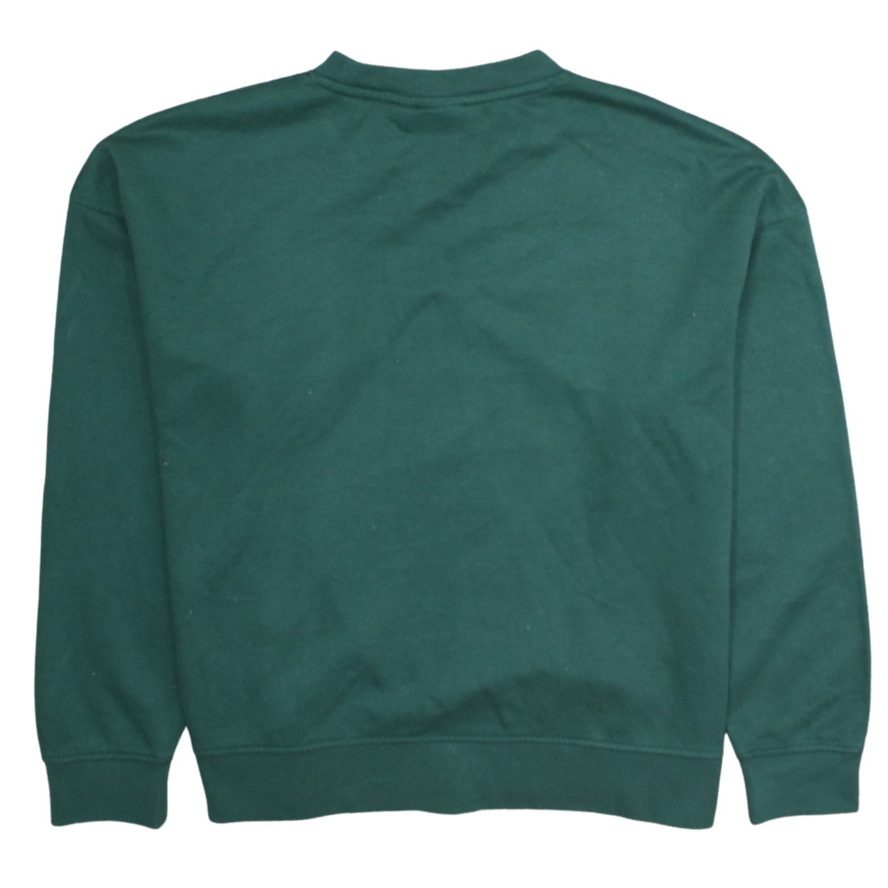 Disney Women Green Mickey Mouse Graphic Pullover Sweatshirt Size M