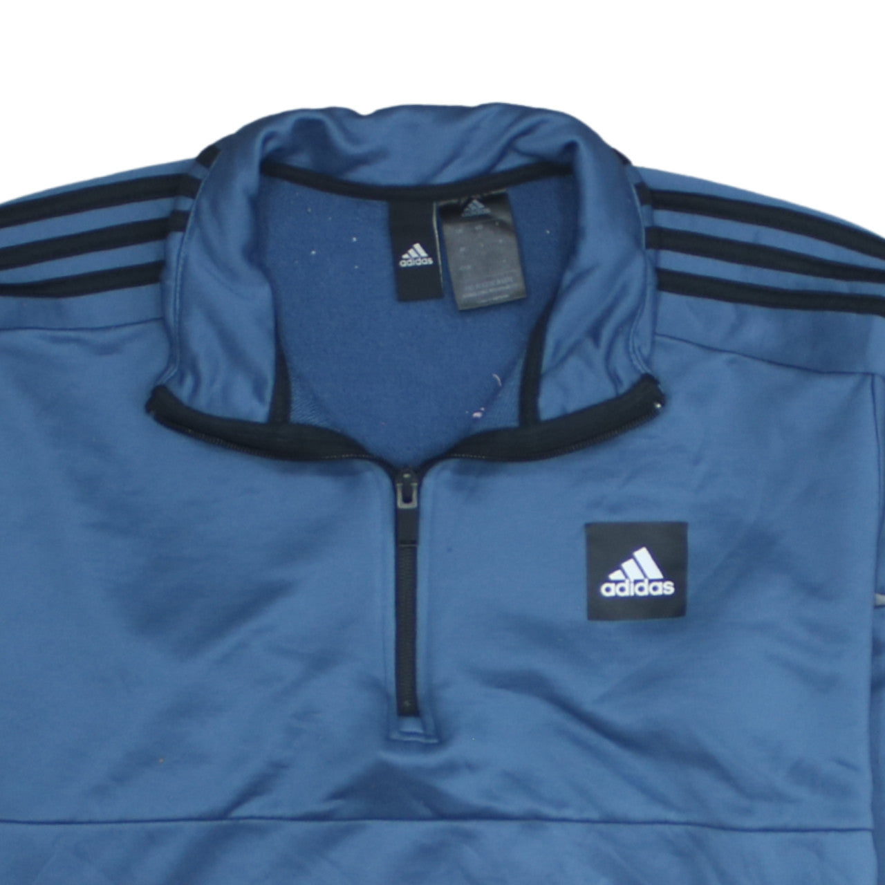 Adidas Men's Blue 1/4 Zip Pullover Sweatshirt Size L