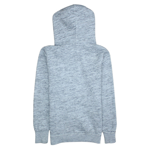 Superdry Womens Grey Pullover Hoodie Size S Vintage Logo Sweatshirt