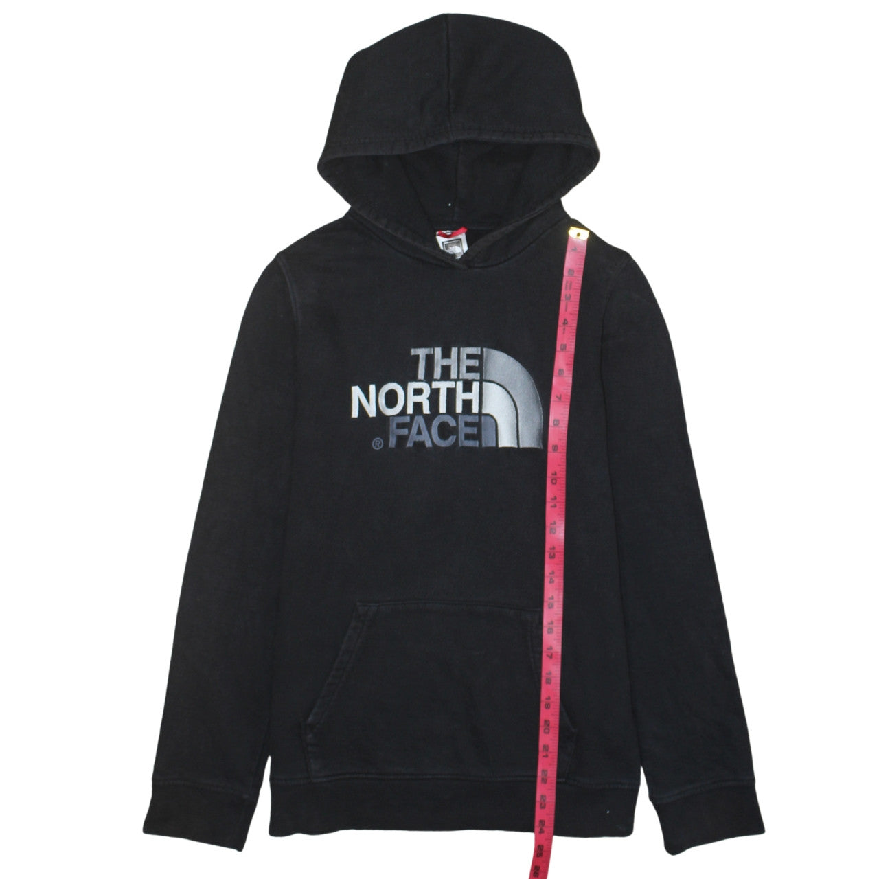 The North Face Boys Black XL Pullover Hoodie 100% Cotton Logo Design