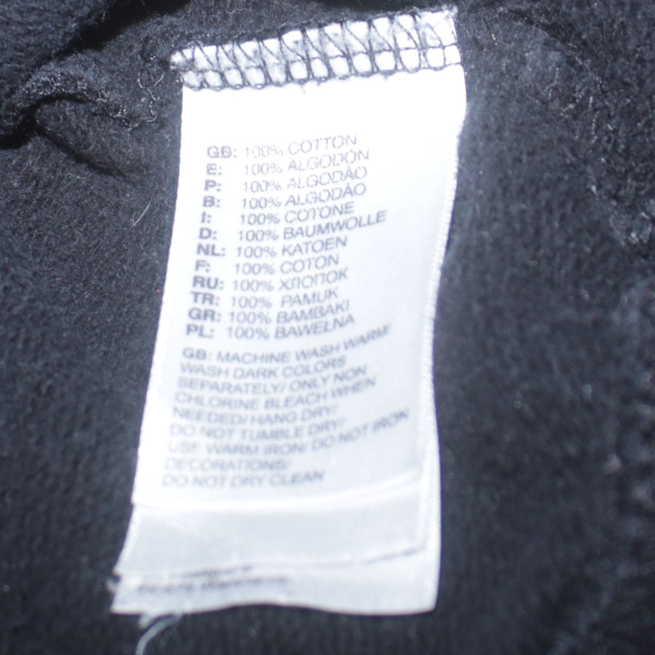 The North Face Boys Black XL Pullover Hoodie 100% Cotton Logo Design