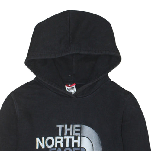 The North Face Boys Black XL Pullover Hoodie 100% Cotton Logo Design