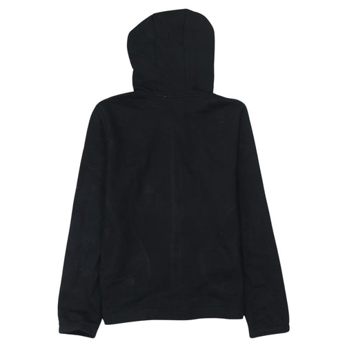 Puma Womens Black Full Zip Hoodie Size UK 10 Cotton Blend