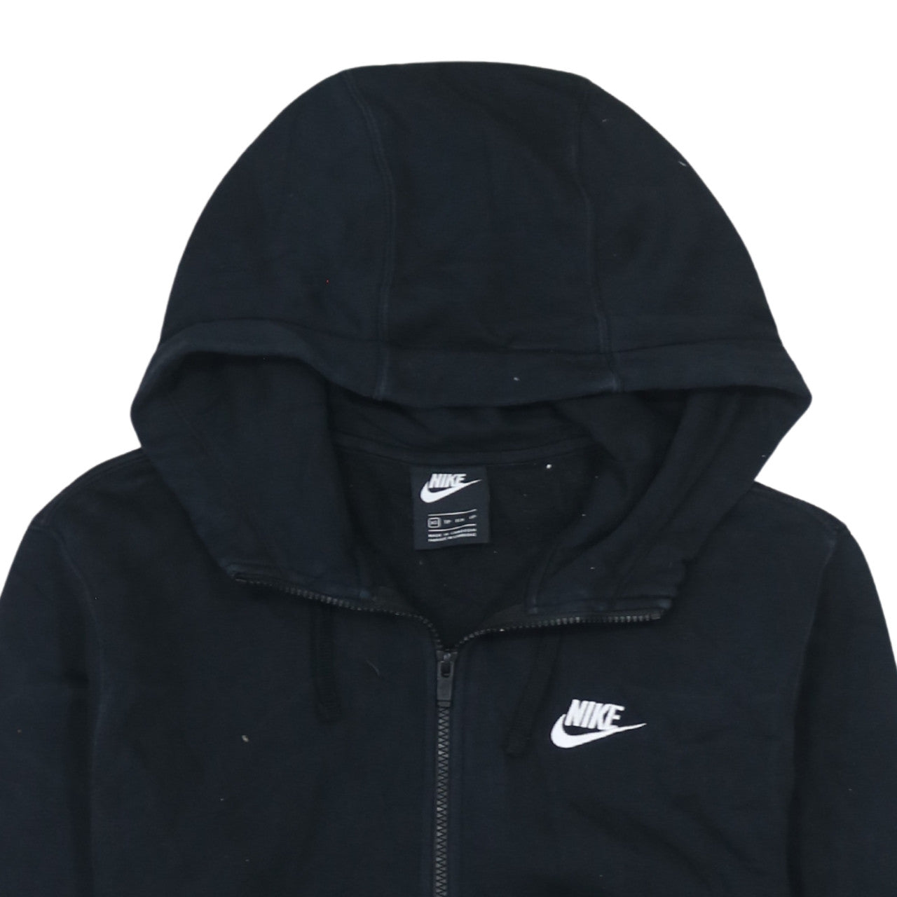 Nike Men's Black XS Full Zip Hoodie Sweatshirt Fleece