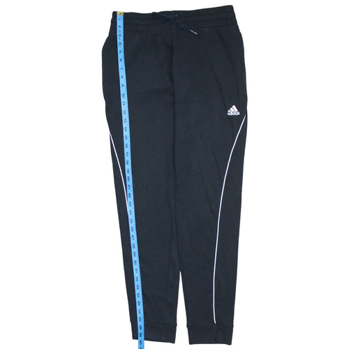 Adidas Men Black Jogger Trousers S Regular Fit Casual Sportswear