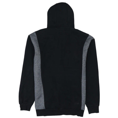 Adidas Mens Black Small 1/2 Zip Hoodie Sweatshirt with Logo