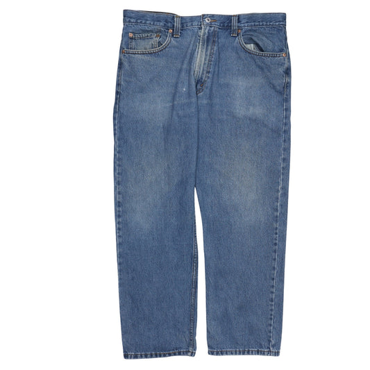 Levi's 505 Regular Fit Blue Denim Jeans Men W38 L29 Straight Leg