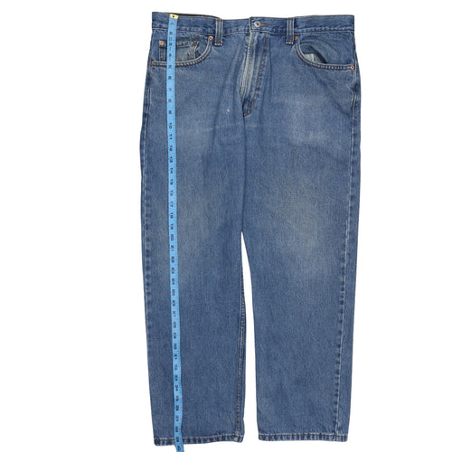 Levi's 505 Regular Fit Blue Denim Jeans Men W38 L29 Straight Leg