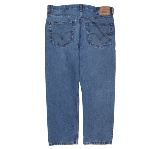 Levi's 505 Regular Fit Blue Denim Jeans Men W38 L29 Straight Leg