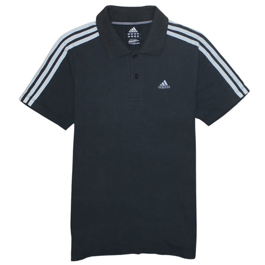Adidas Men’s Black Climalite Polo Shirt Size S Sports Casual