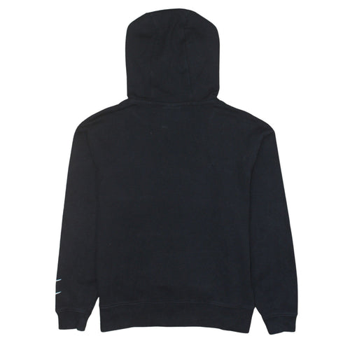 Nike Womens Black XS Pullover Hoodie with Logo Print