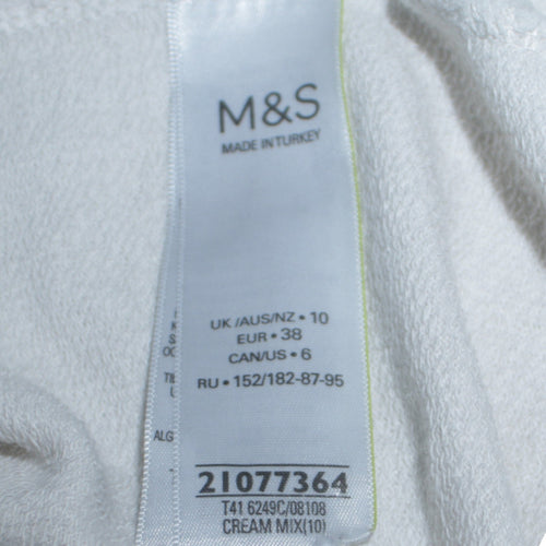 Marks and Spencer Women White Mickey Mouse Disney Sweatshirt Size 10