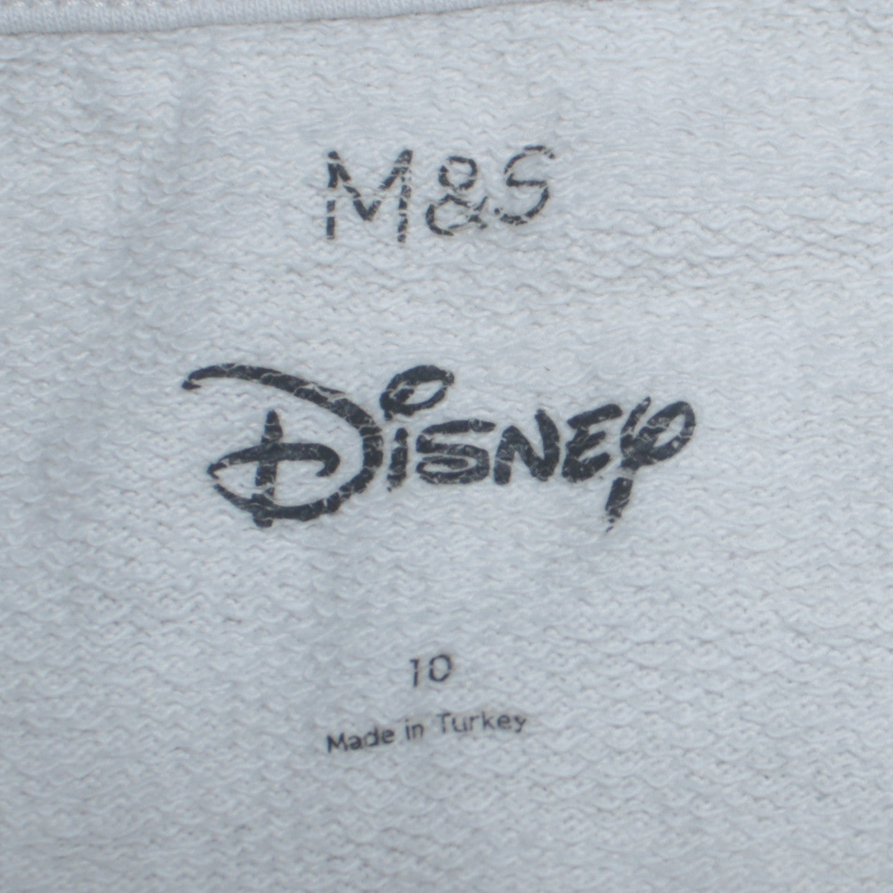 Marks and Spencer Women White Mickey Mouse Disney Sweatshirt Size 10