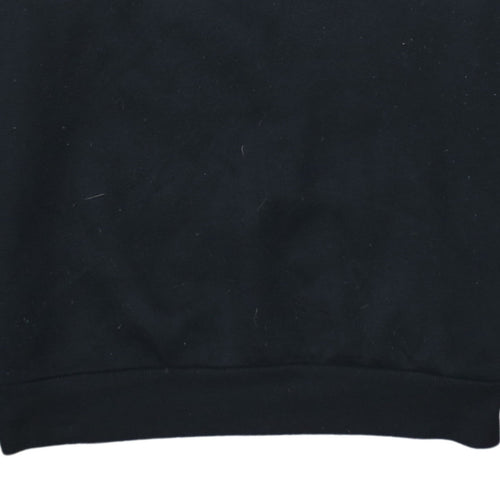 Disney Women's Black Sweatshirt Size S Pluto Mickey Donald Goofy Graphic