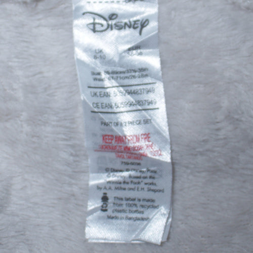 Disney Women Grey Thumper Fleece Long Sleeve Pyjama Top Size 8-10