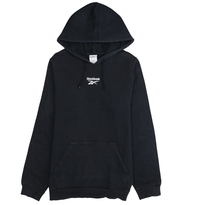 Reebok Men's Black Pullover Hoodie M Logo Sportswear
