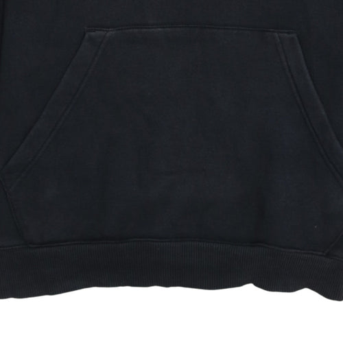 Reebok Men's Black Pullover Hoodie M Logo Sportswear