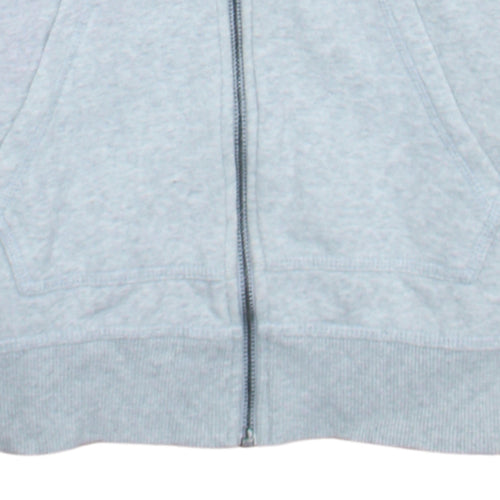 Adidas Originals Womens Grey Full Zip Hoodie Size 12
