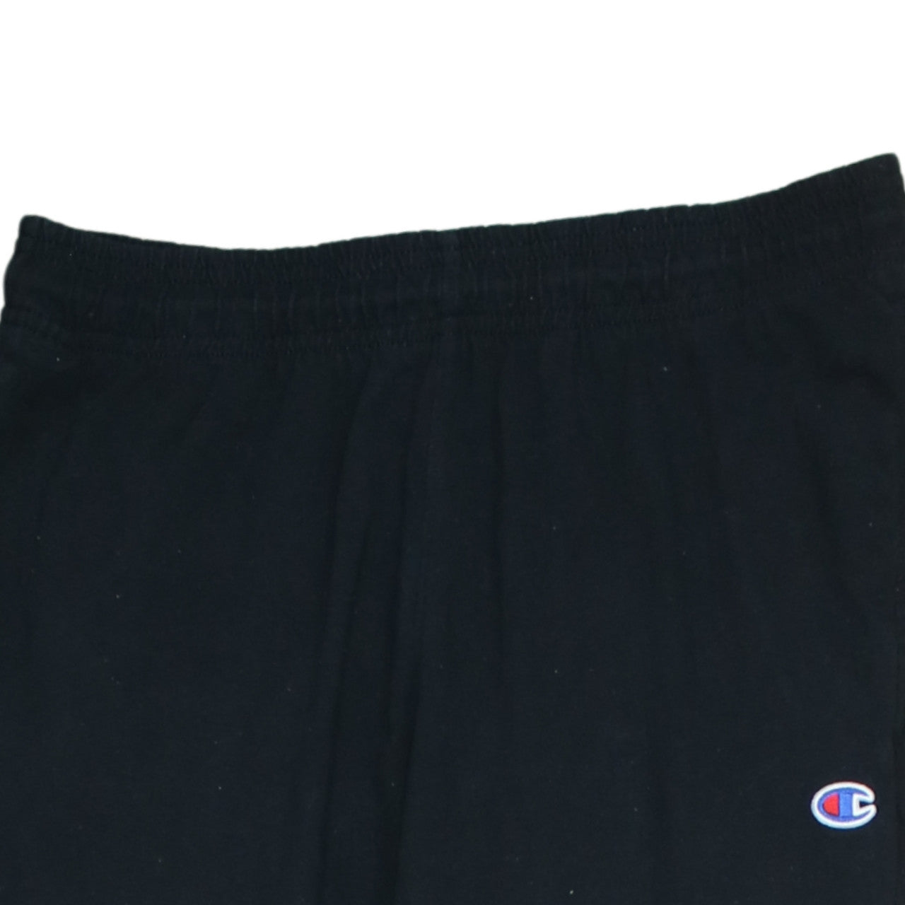 Champion Men Black Cotton Jogger Sweatpants M Tapered Fit