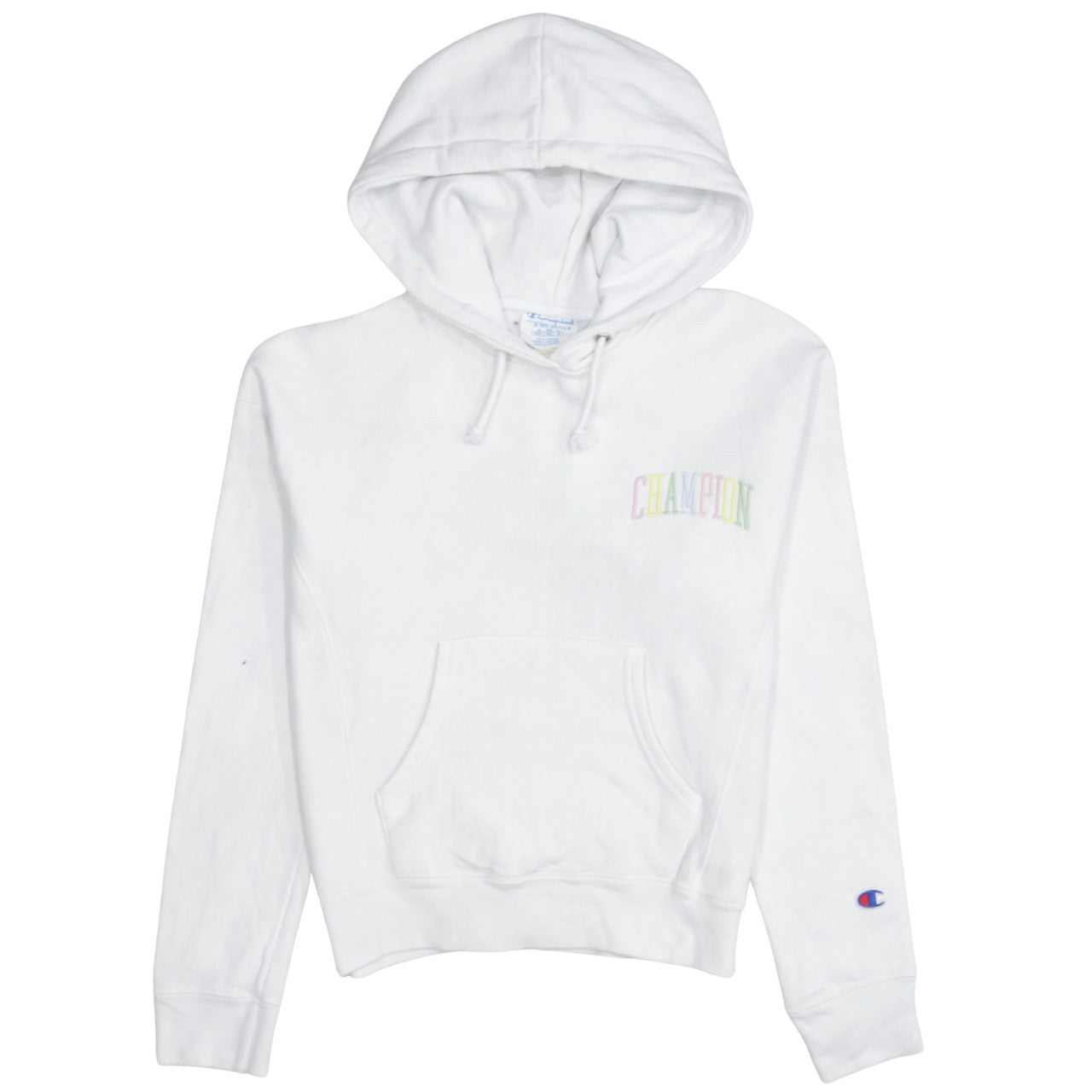 Champion Womens White XS Reverse Weave Pullover Hoodie