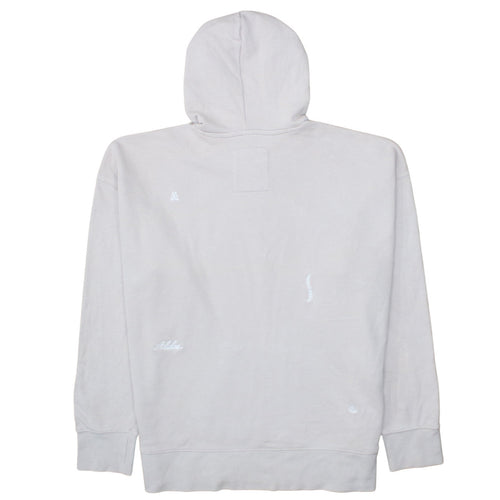Adidas Women's Beige Pullover Hoodie L 16-18 Hooded Sweatshirt