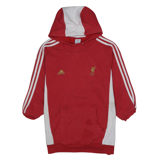Adidas Men's Red LFC Pullover Hoodie Regular Fit Size M