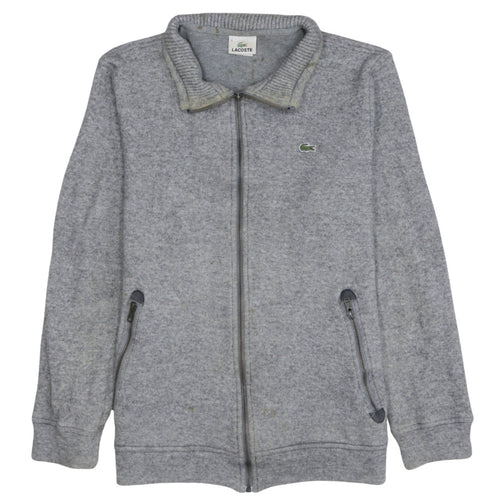Lacoste Men's Grey Full Zip Fleece Sweatshirt XL