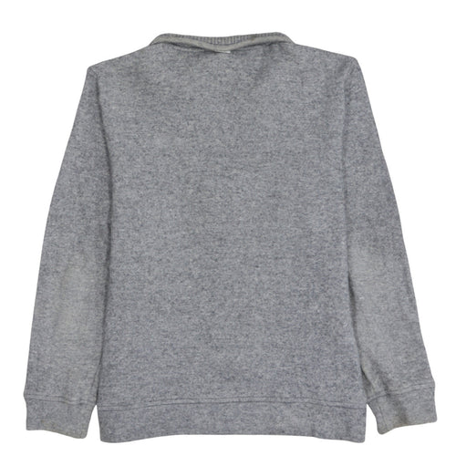 Lacoste Men's Grey Full Zip Fleece Sweatshirt XL