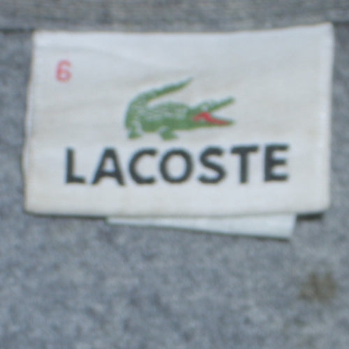 Lacoste Men's Grey Full Zip Fleece Sweatshirt XL