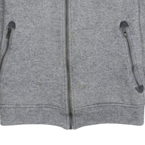 Lacoste Men's Grey Full Zip Fleece Sweatshirt XL