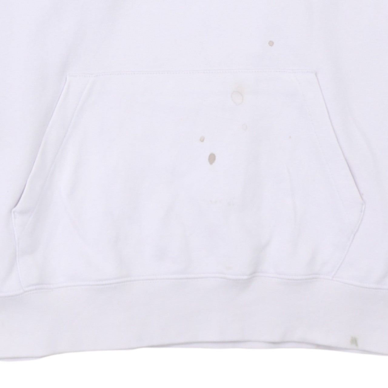 Nike Womens White Pullover Hoodie Medium Cotton Blend Casual